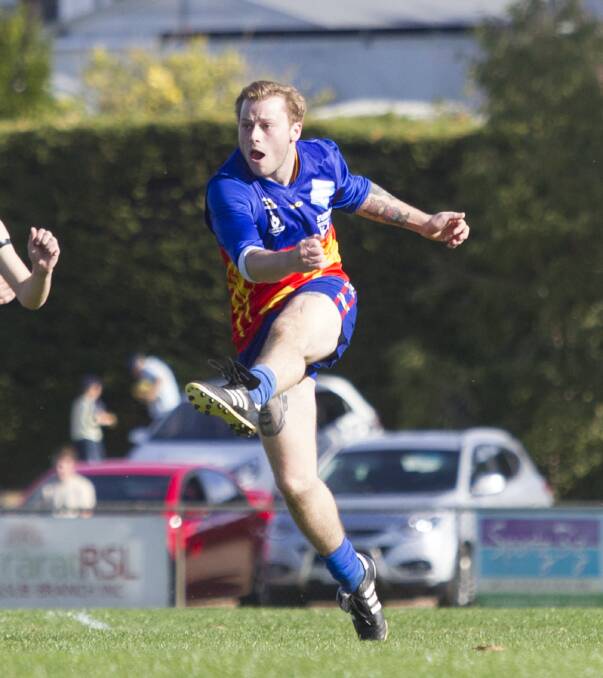 Pat Bell was one of Great Western's best in the loss to Glenthompson-Dunkeld.