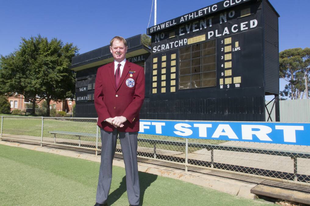Stawell Athletic Club president Darryle Harrison has called on the community to lend a hand with the 2019 Stawell Gift. Picture: PETER PICKERING