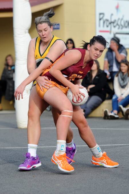 Taylor Mason playing an interleague game for the Maryborough Castlemaine District Football Netball League in 2016. Picture: SAMANTHA CAMARRI