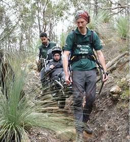 TrailRider Sherpas in action at the Grampians National Park