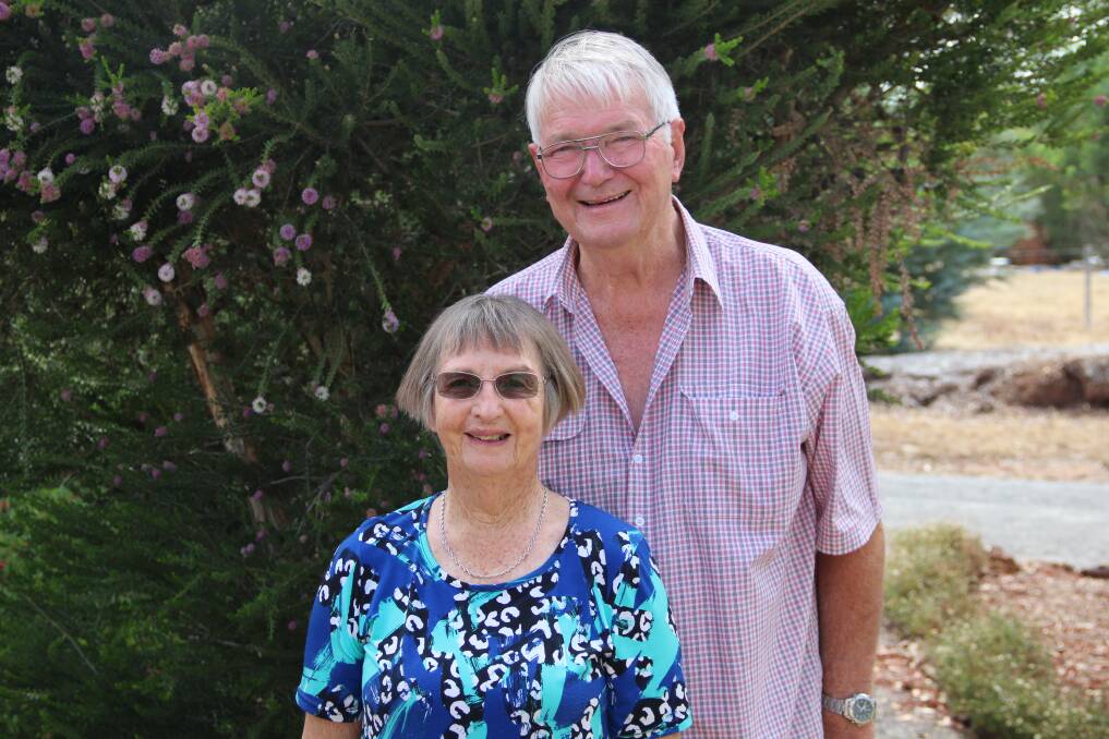 OAM recipients Margaret and Ian Taylor. Picture: LACHLAN WILLIAMS