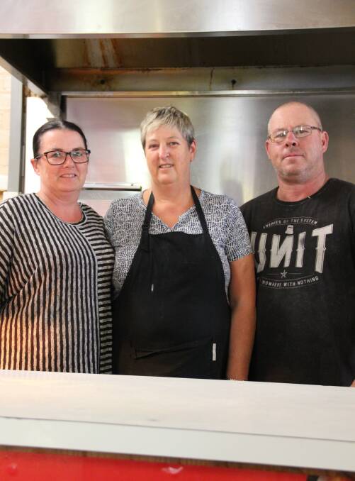 Tracey McCartney, Thelma Spicer and David McCartney.Picture: LACHLAN WILLIAMS