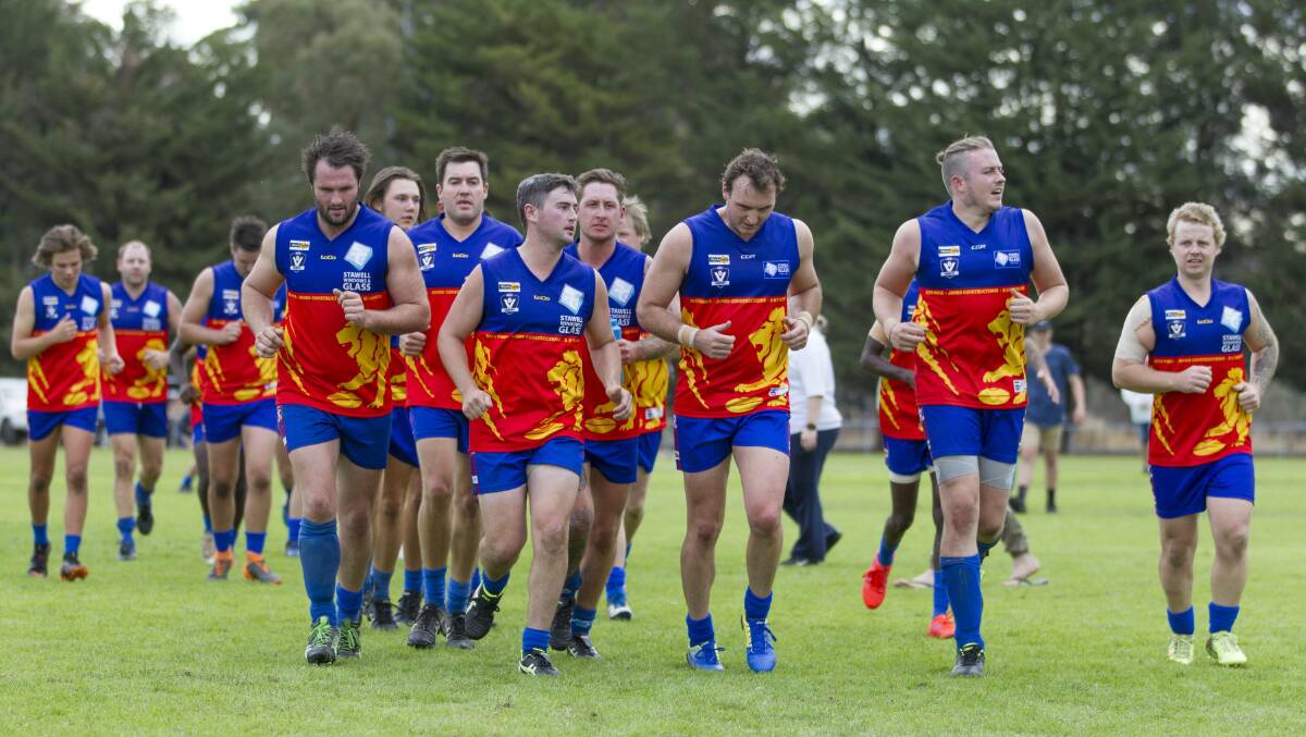 Great Western players take to the field in 2019. Picture: PETER PICKERING
