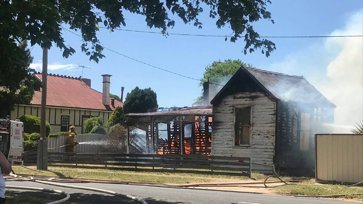 UPDATE: Fire ravages Stawell home, house next door saved