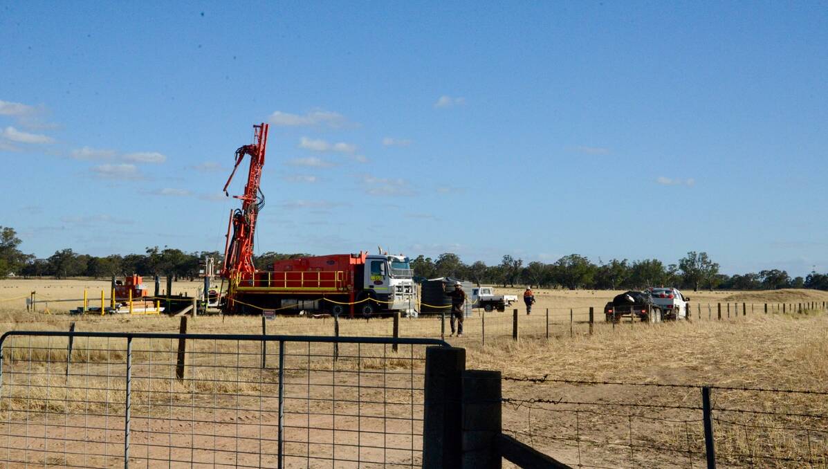 UNDERWAY: North Stawell Minerals' initial 24/7 drill schedule is expected to continue until the end of March, with a short stop for Christmas. Picture: Supplied 