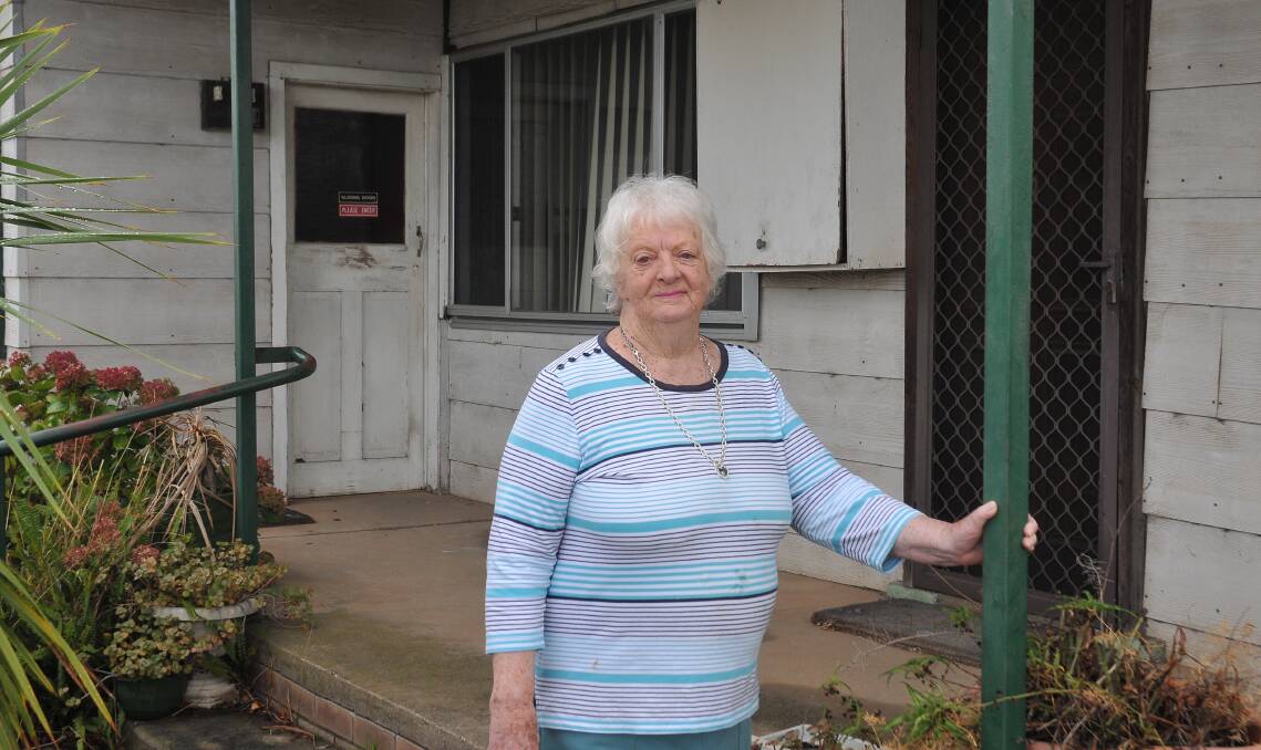 DISAPPOINTED: Judy Belot was not happy when she discovered her valuable outdoor setting had been stolen from her front veranda. Picture: Anthony Piovesan