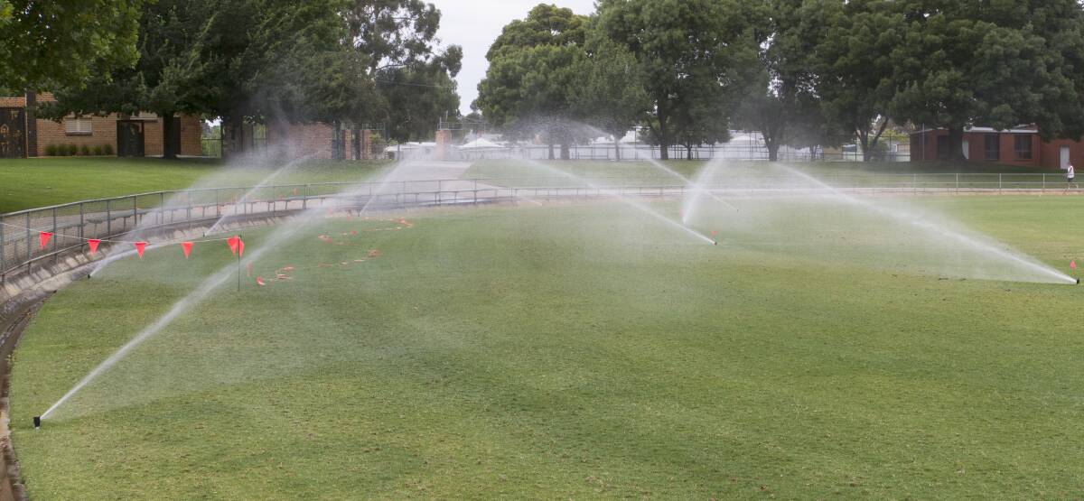 FUNDING: Several sporting facilities across the region will improve their drought-proof systems. Picture: Peter Pickering