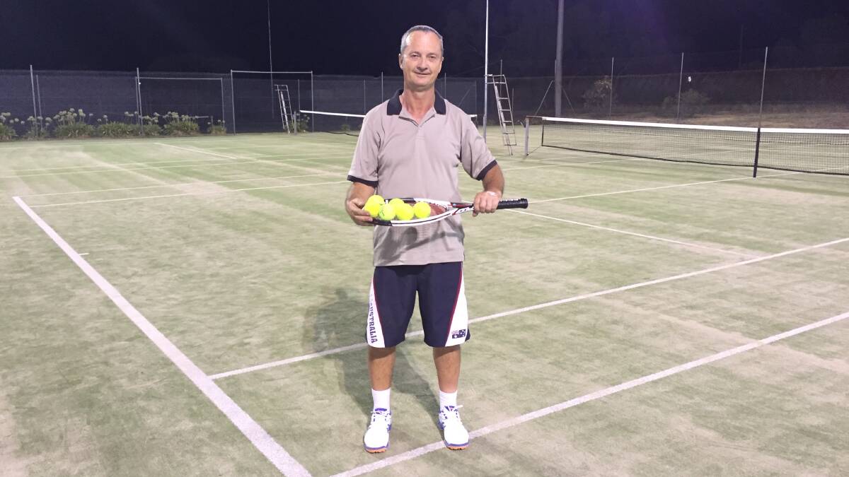 TESTED: Col Prockter said the response to the Fast Four format during the Wednesday night tennis competition was positive. Picture: Anthony Piovesan
