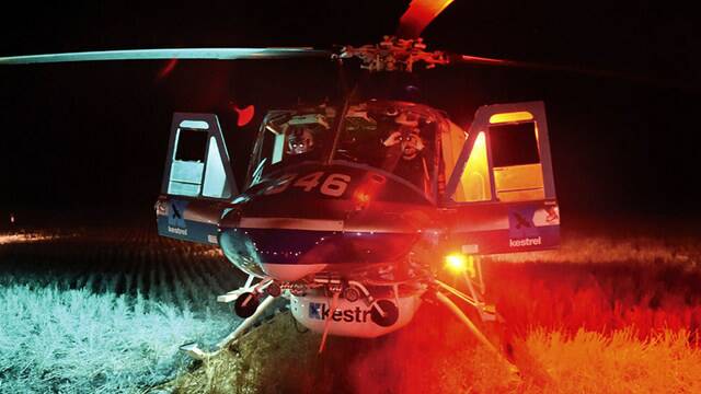 Night time fire fighting helicopters will start operation in Victoria from next year.
