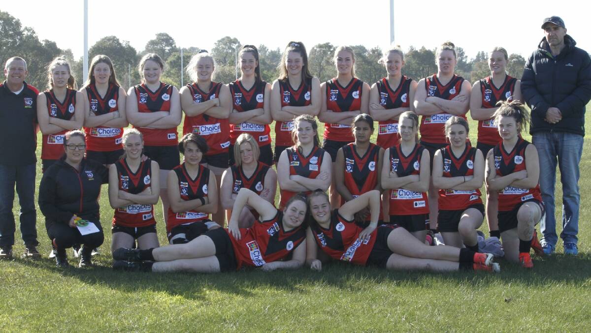 The Stawell Warriors 2019 team. 