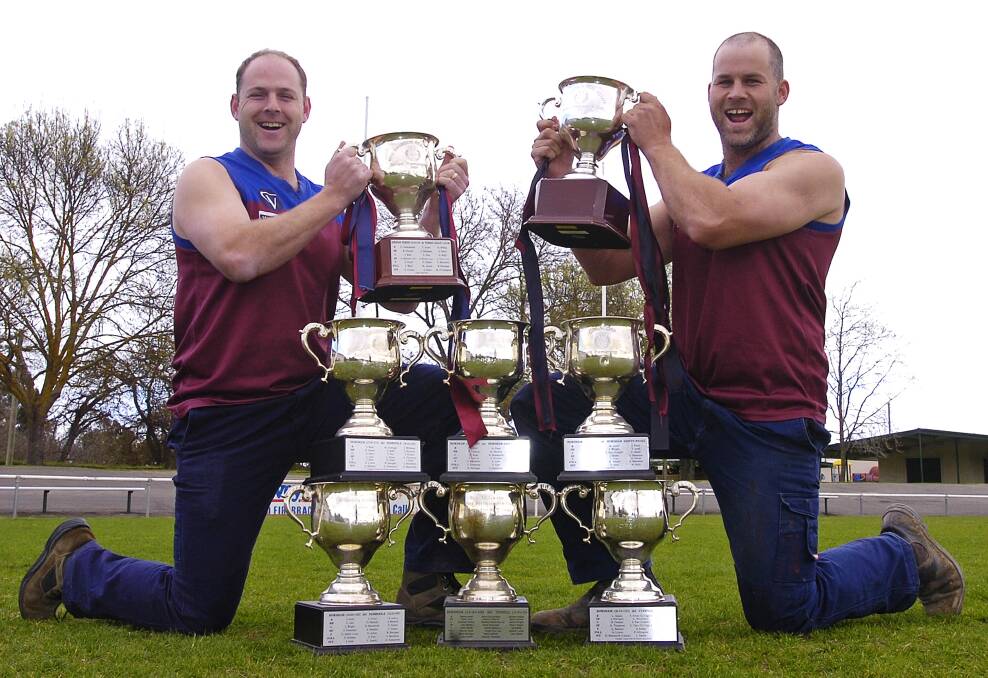 David Johns and Stuart Farr played in all eight Horsham premierships from 2003-2010.