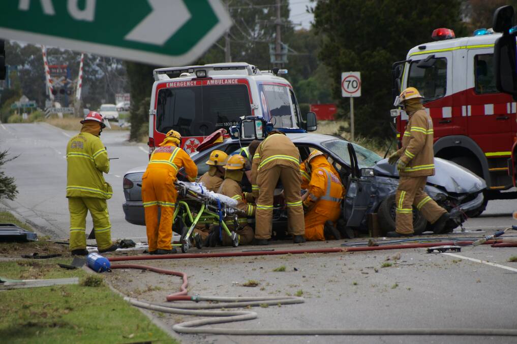 CALL OUT: Emergency services attend an incident. Picture: CFA MEDIA