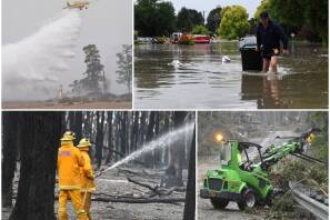 IMPACTS: Extreme weather events like storms, floods and fires are expected to become more frequent in the coming years due to climate change. 
