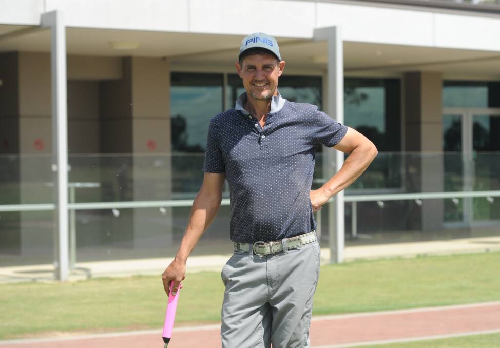 EXCITED: Halls Gap golfer Adam Tribe will go professional next year. Tribe has been accepted to complete a three-year traineeship with the Professional Golfers' Association at the Horsham Golf Club. Picture: SEAN WALES