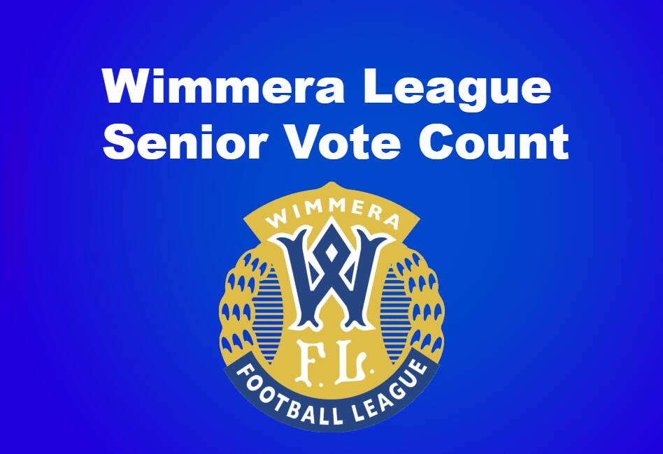 Wimmera league senior vote count as it happens