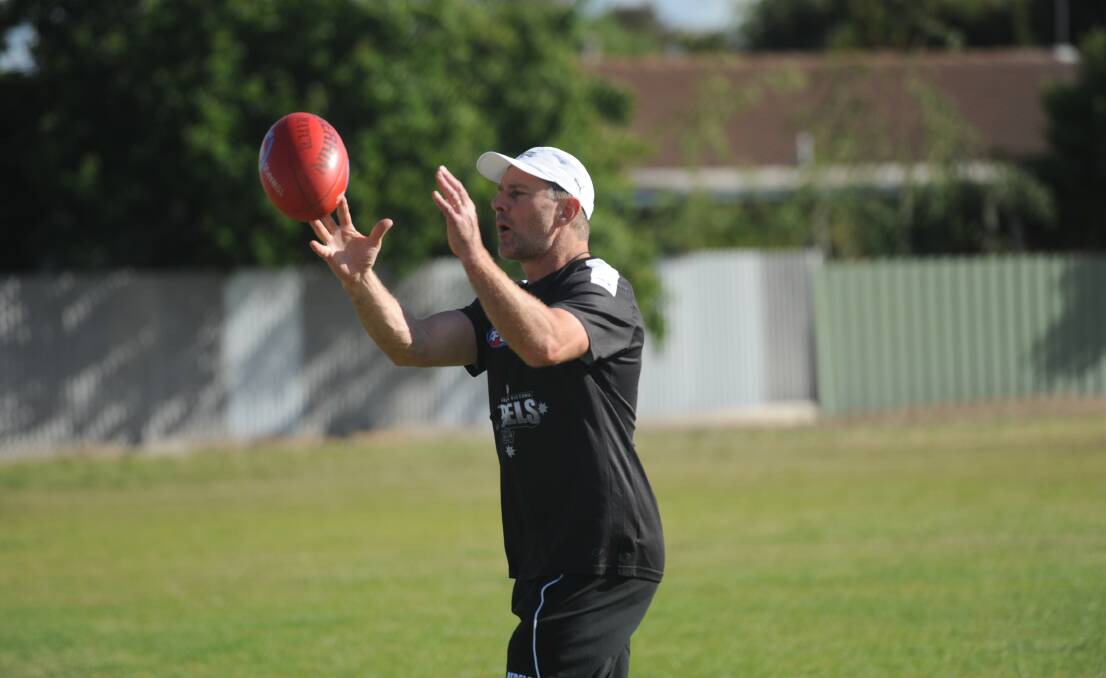 COACH: Former AFL player Shayne Breuer has been coaching the Wimmera training group of Greater Western Victoria Rebels. Pictures: SEAN WALES