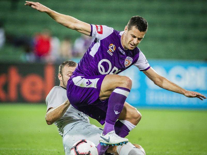 Joel Chianese is enjoying his time with Perth Glory under new coach Tony Popovic.