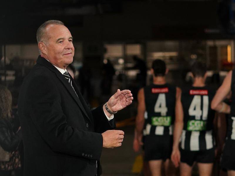 Mark Korda will step down as president when the board of AFL club Collingwood meets.