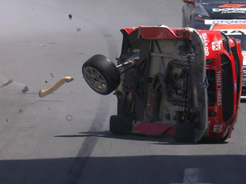 Supercars champion Scott McLaughlin crashed heavily during the Gold Coast 600 in October.