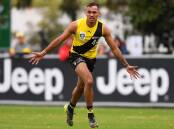 Sydney Stack (pic) is one option Richmond are pondering to replace the injured Tom Lynch this week.
