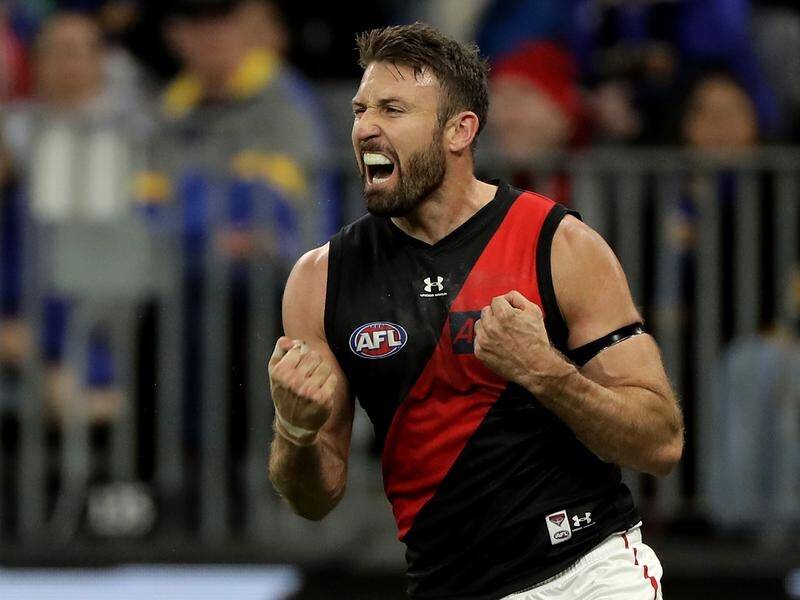 Cale Hooker's future at Essendon beyond this season remains uncertain.