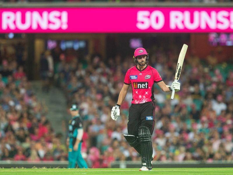 James Vince's 75 has taken the Sydney Sixers to a 79-run win in their BBL match with Brisbane.