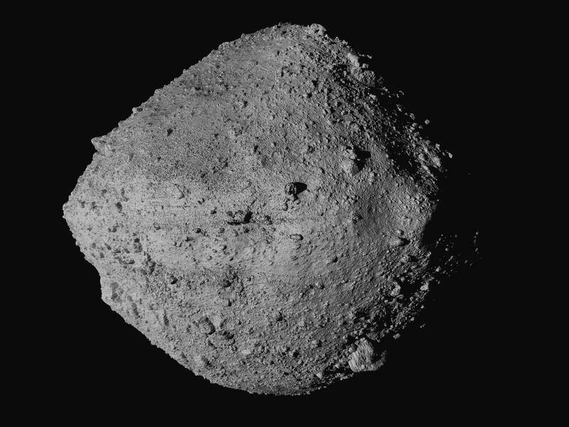 Bennu - considered a broken chunk from a bigger asteroid - is 287 million kilometres from earth.