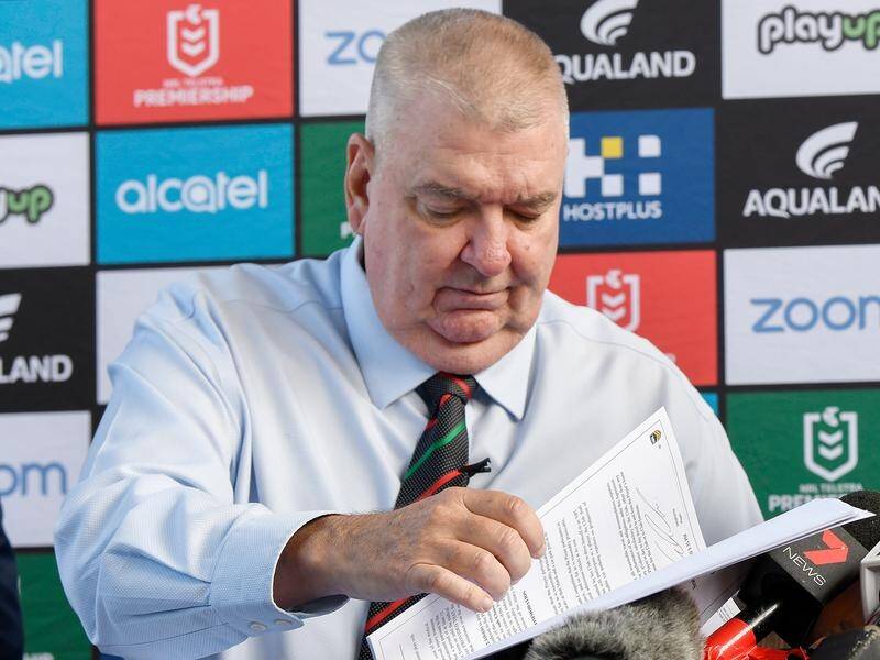 South Sydney's General Manager of Football Shane Richardson has quit his job to reduce club costs.
