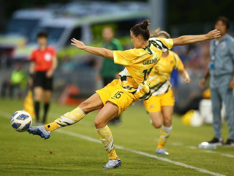 Matlida Emily Gielnik scored a brace in Brisbane's 6-0 W-League win over Melbourne Victory.
