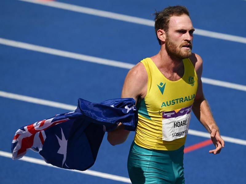 Oliver Hoare's 1500m gold was one of the most memorable of Australia's 178-medal haul at Birmingham. (Dean Lewins/AAP PHOTOS)