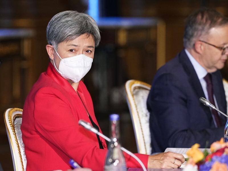 Penny Wong will make a visit to Fiji for talks with the Pacific nation's prime minister.