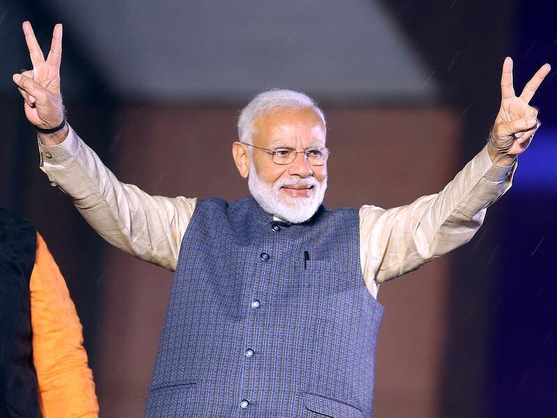 Indian Prime Minister Narendra Modi's BJP is on track to win a majority of seats in the lower house.