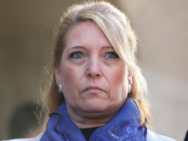 Denise Fergus, mother of murdered toddler James Bulger, watched as his killer was returned to jail.