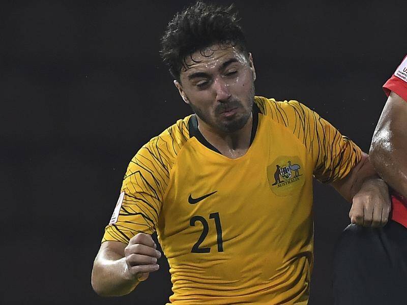 Jacob Italiano was one of three Olyroos goalscorers in their win over Indonesia.