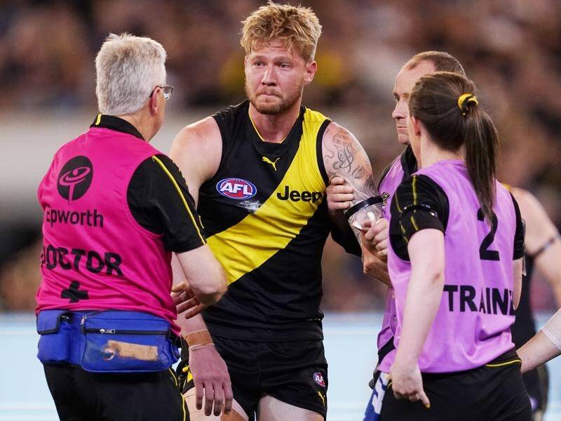 Nathan Broad is one of several Richmond players who could miss this weekend's VFL grand final.