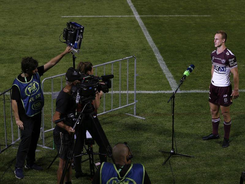 Manly's Daly Cherry-Evans was among the players in pay-cut discussions with the NRL on Wednesday.