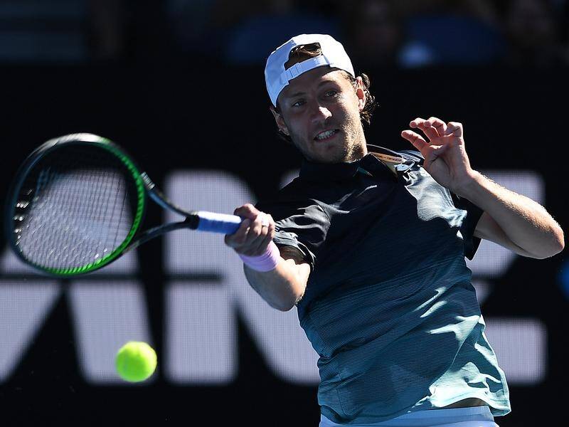 Lucas Pouille of France is having a week of firsts at the Australian Open.