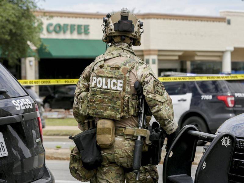 Three people have been fatally shot in Texas with a suspect on the run.