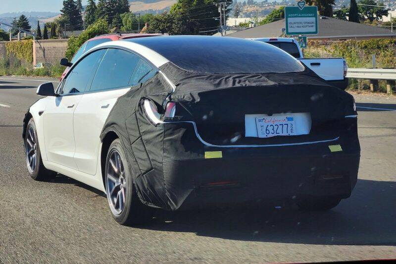 Here's our first look at the new Tesla Model 3's rear, The Stawell  Times-News