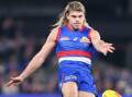 Bailey Smith has re-signed with the Western Bulldogs and thanked those who have stuck by him. (Rob Prezioso/AAP PHOTOS)