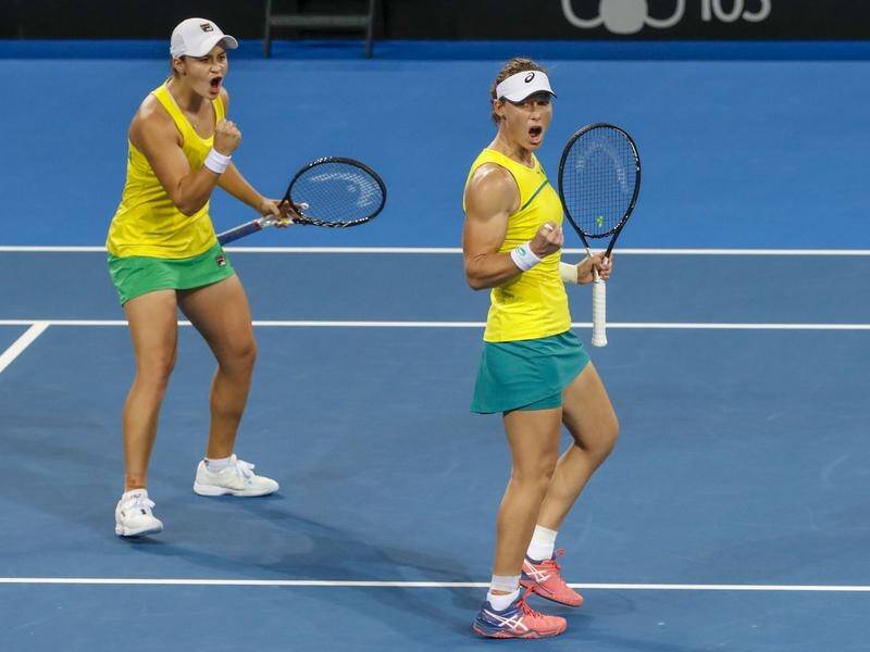 Australia have reached the Fed Cup final with a hard-fought last-four win over Belarus in Brisbane.