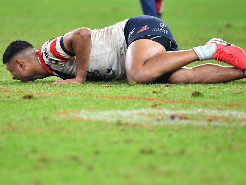 Daniel Tupou has been added to the Roosters' injury list after hurting his ankle.
