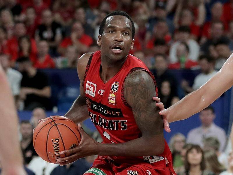 Perth Wildcats NBL import Vic Law has been fined $1000 for headbutting Brisbane's Deng Deng.