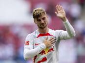 Leipzig's Timo Werner scored his 79th goal for the club, and his first since returning from Chelsea. (AP PHOTO)