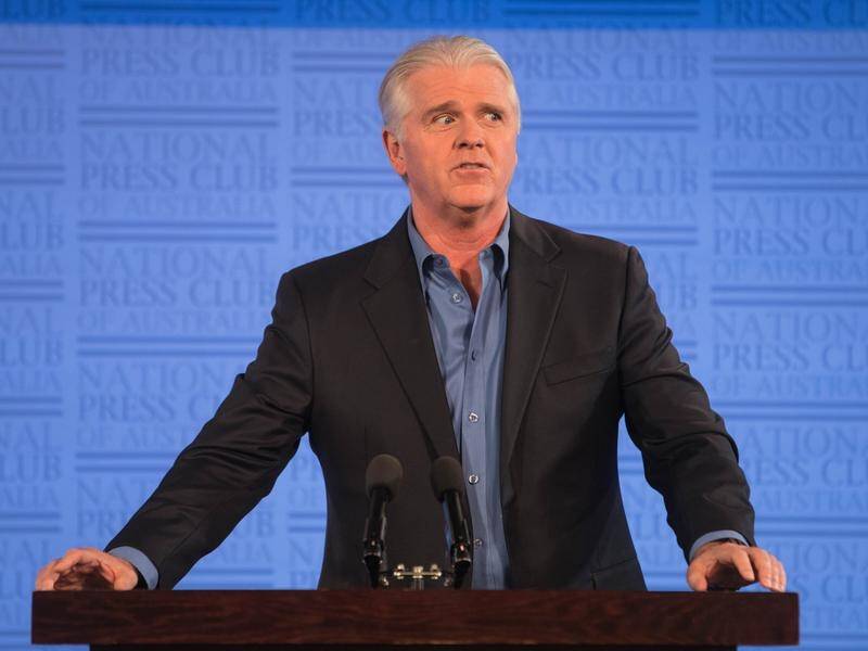 Outgoing NBN chief Bill Morrow has shared the story of his upbringing at the National Press Club.