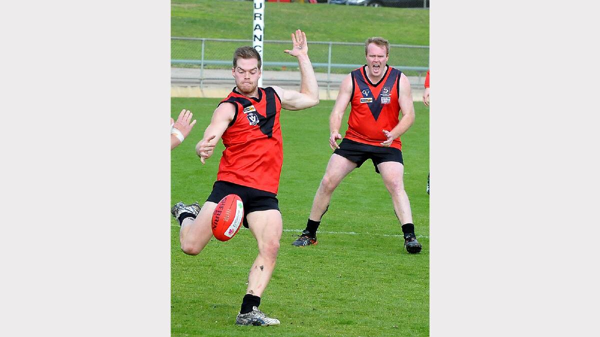 David Morris was a key contributor for Stawell on Saturday.
