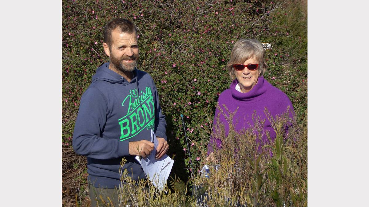 Michele Forbes from the Glenorchy Improvement Group, speaks with Richard Inglis from Greenfingers Nusery in the lead up to this Sunday's community plantout.
