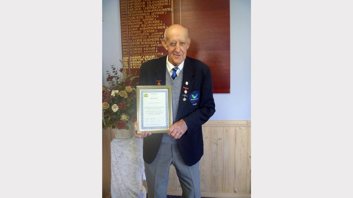 Long serving community volunteer Don Webb who passed away in November, has been recognised for his outstanding service to Stawell and district by the Northern Grampians Shire Council.