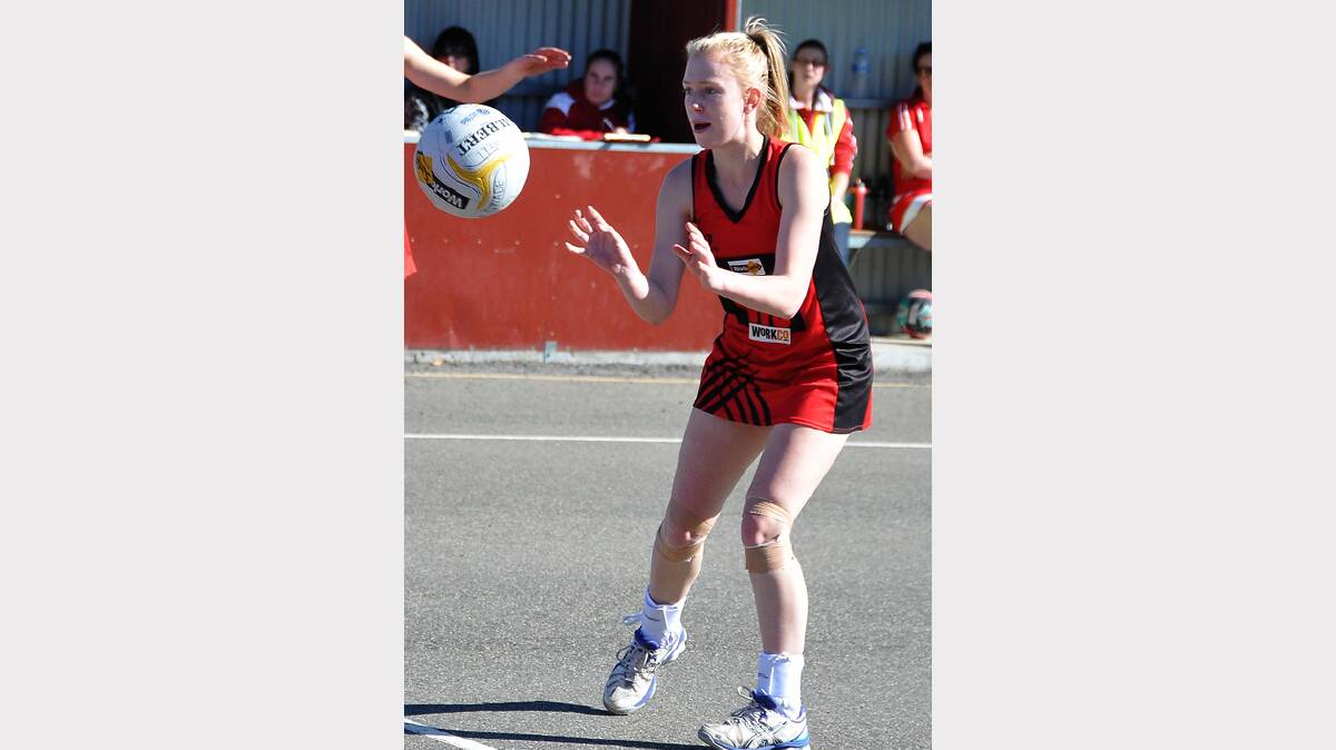 Maddi Jelly was best on court for Stawell in A grade.