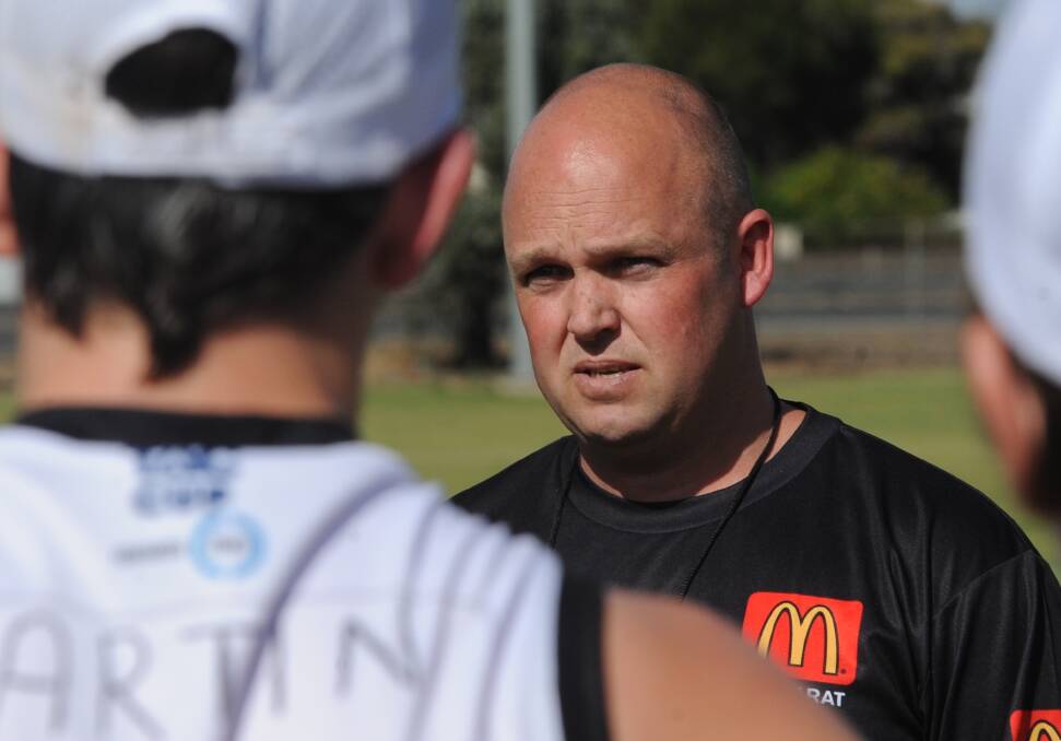 LEADER: Marc Greig has enjoyed watching his Greater Western Victoria Rebels squad develop over the first eight rounds of the TAC Cup season. Picture: STUART McGUCKIN